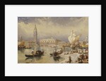 The Doge's Palace, Venice, from the Steps of San Giorgio Maggiore by Myles Birket Foster