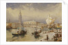 The Doge's Palace, Venice, from the Steps of San Giorgio Maggiore by Myles Birket Foster