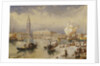The Doge's Palace, Venice, from the Steps of San Giorgio Maggiore by Myles Birket Foster