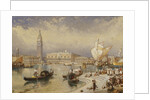 The Doge's Palace, Venice, from the Steps of San Giorgio Maggiore by Myles Birket Foster