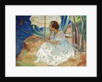 Young Woman with an Umbrella, Saint Maxime by Henri Lebasque