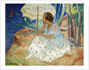 Young Woman with an Umbrella, Saint Maxime by Henri Lebasque