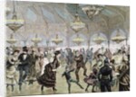 Circle of skaters in the circus of the Champs Elysees in Paris by Anonymous