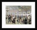 Circle of skaters in the circus of the Champs Elysees in Paris by Anonymous