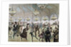 Circle of skaters in the circus of the Champs Elysees in Paris by Anonymous