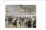 Circle of skaters in the circus of the Champs Elysees in Paris by Anonymous
