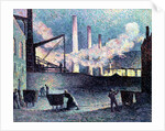 Factory Chimneys at Couillet by Maximilien Luce