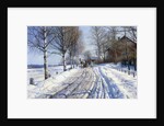 Winter Scene, Dalarne by Peder Monsted