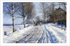 Winter Scene, Dalarne by Peder Monsted
