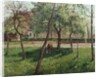 The Enclosure at Eragny by Camillle Pissarro