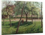The Enclosure at Eragny by Camillle Pissarro