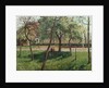 The Enclosure at Eragny by Camillle Pissarro