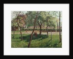 The Enclosure at Eragny by Camillle Pissarro
