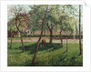 The Enclosure at Eragny by Camillle Pissarro