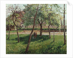 The Enclosure at Eragny by Camillle Pissarro