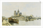 La Quai de la Tournelle, Paris by C.T Guillermot