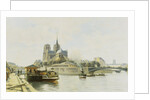 La Quai de la Tournelle, Paris by C.T Guillermot