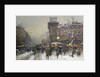 La Porte St. Martin, Paris by Eugene Galien-Laloue