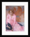 The Pink Dress by Edmond Francois Aman-Jean