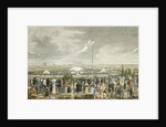 The Horse Race at Theresienwiese and the Oktoberfest Outside Munich by Heinrich Adam