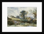 By the Duck Pond by Myles Birket Foster