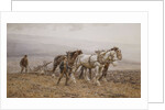 The Ploughman Wilmington Polegate, Near Eastbourne by Joseph Harold Swanwick