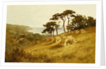 Harvest Time, Fairlight, Sussex by Henry H Parker
