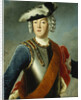 Portrait of a Gentleman, Said to be August William, Half Length, Wearing a Blue Jacket, White Shirt, and Armour Breast Plate by Anonymous