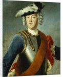 Portrait of a Gentleman, Said to be August William, Half Length, Wearing a Blue Jacket, White Shirt, and Armour Breast Plate by Anonymous