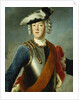 Portrait of a Gentleman, Said to be August William, Half Length, Wearing a Blue Jacket, White Shirt, and Armour Breast Plate by Anonymous