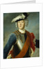 Portrait of a Gentleman, Said to be August William, Half Length, Wearing a Blue Jacket, White Shirt, and Armour Breast Plate by Anonymous