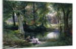 The Art Lesson by Wilhelm Trautschold