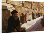 The Wailing Wall, Jerusalem by Wassilij Ivanowitsch Nawasoff