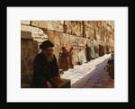 The Wailing Wall, Jerusalem by Wassilij Ivanowitsch Nawasoff