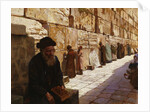 The Wailing Wall, Jerusalem by Wassilij Ivanowitsch Nawasoff