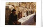 The Wailing Wall, Jerusalem by Wassilij Ivanowitsch Nawasoff