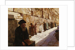 The Wailing Wall, Jerusalem by Wassilij Ivanowitsch Nawasoff