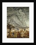 Hercules Supporting the Sky Instead of Atlas by Arthur Rackham