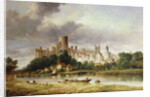 A View of Windsor Castle from the Brocas Meadows by Alfred Vickers