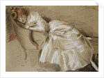 Madame Helleu Reclining on a Chaise-Longue by Paul Cesar Helleu