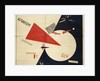 Beat the Whites with the Red Wedge (The Red Wedge Poster) by El Lissitsky