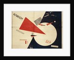 Beat the Whites with the Red Wedge (The Red Wedge Poster) by El Lissitsky