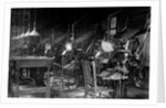 Typesetting operation in an industrial environment, ca. 1900 by Anonymous