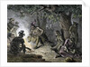 American Revolutionary War (1775-1783). Indians with their prisoners in the Wyoming Valley. Pennsylv by Anonymous