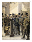 London Stock Exchange. Shipowners and merchants consulting the Lloyd's Loss Book by Anonymous