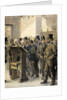 London Stock Exchange. Shipowners and merchants consulting the Lloyd's Loss Book by Anonymous