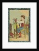 Boy with Hand Puppets by Anonymous