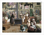 Inside view of a hut built by the mennonist settlers in Kansas by Anonymous