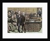 Brandlaugh, Charles (1833-1891). English politician. Brandlaugh deputy arrested for refusing to leav by Anonymous