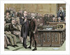 Brandlaugh, Charles (1833-1891). English politician. Brandlaugh deputy arrested for refusing to leav by Anonymous